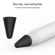 8 PCS / Set Universal Wearable Stylus Nib Cover For Apple Pencil 1 / 2(White)