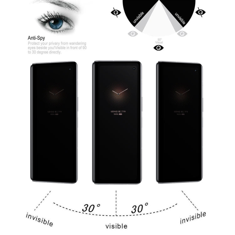 25 PCS Full Cover Anti-peeping Tempered Glass Film For Xiaomi Mi Mix Fold