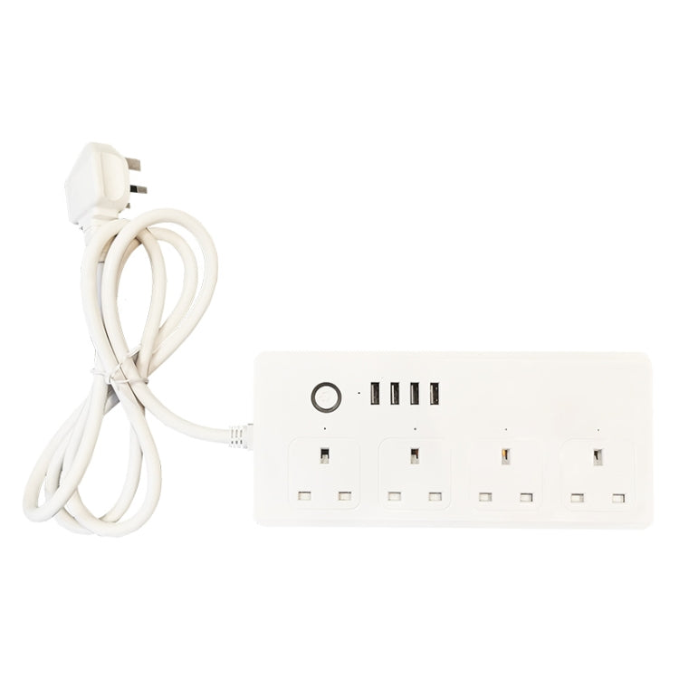 WIFI  13A SM-SO301-K 4 Holes + 4 USB Multi-purpose Smart Power Strip, UK Plug