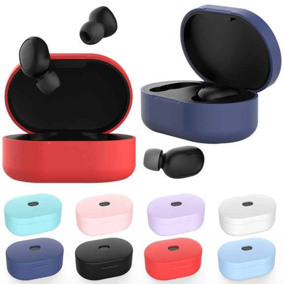 Bluetooth Earphone Silicone Case For Redmi AirDots(Sky Blue)