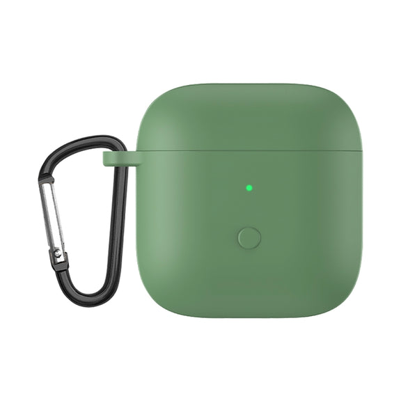 Liquid Silicone One-piece Earphone Protective Case For Redmi Buds3(Matcha Green)