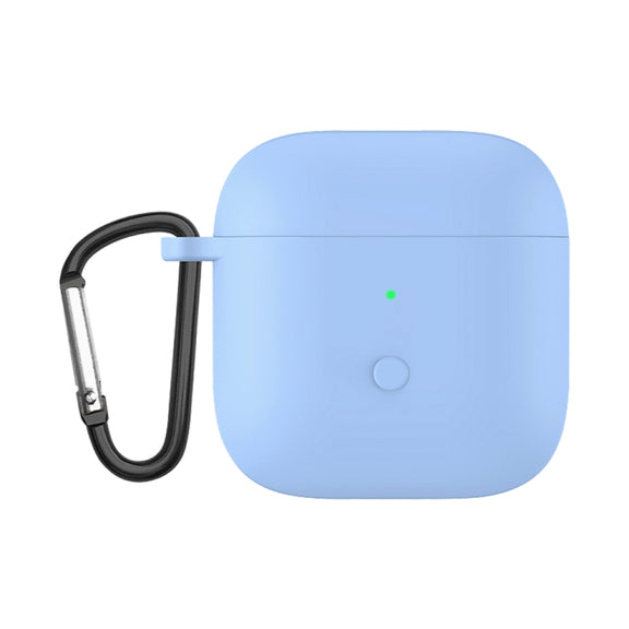 Liquid Silicone One-piece Earphone Protective Case For Redmi Buds3(Sky Blue)