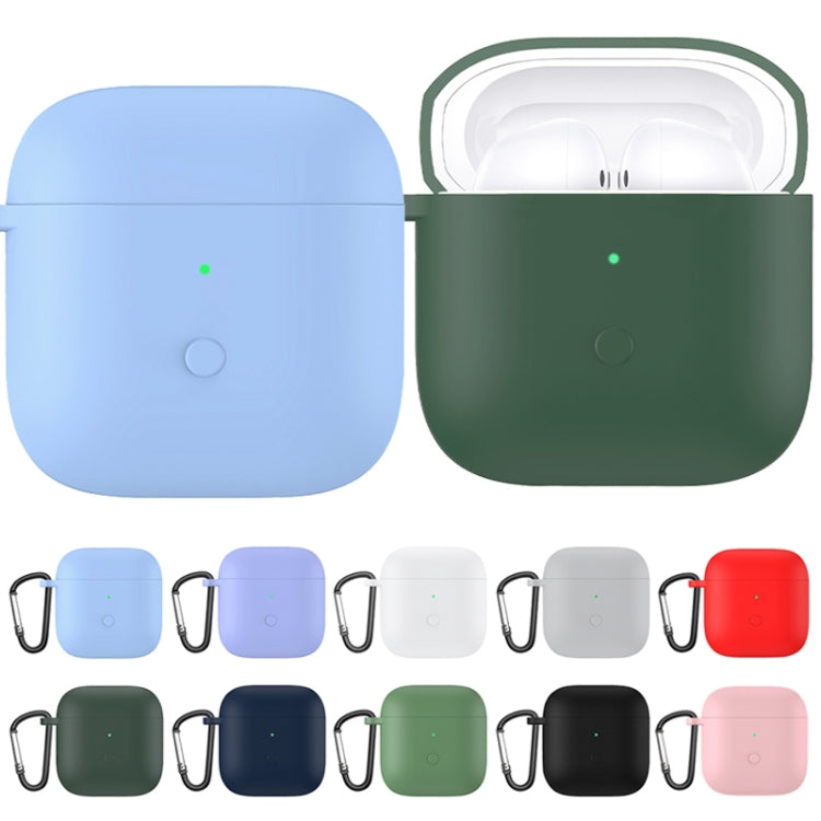 Liquid Silicone One-piece Earphone Protective Case For Redmi Buds3(Dark Night Green) - Xiaomi Earphone Case by PMC TechLife | Online Shopping South Africa | PMC TechLife