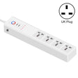 ZigBee 10A SM-SO306-M 4 Holes + 2 USB Multi-purpose Smart Power Strip(UK Plug) - Smart Socket by PMC TechLife | Online Shopping South Africa | PMC TechLife