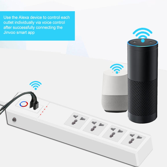 ZigBee 16A SM-SO306-M 4 Holes + 2 USB Multi-purpose Smart Power Strip(EU Plug)