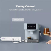WiFi 10A SM-SO306-K 4 Holes + 2 USB Multi-purpose Smart Power Strip, UK Plug
