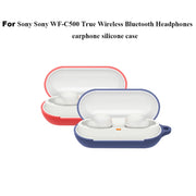 Bluetooth Earphone Silicone Case For Sony WF-C500(Red)
