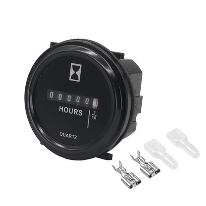 Mechanical Chronograph Marine Boat Engine Round ACDC Truck Chrono Hour Meter - free shipping - PMC Jewellery - Order now!