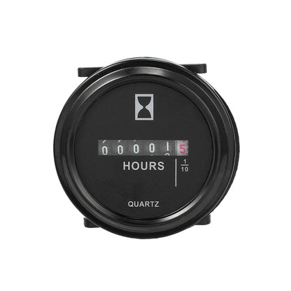 Mechanical Chronograph Marine Boat Engine Round ACDC Truck Chrono Hour Meter - free shipping - PMC Jewellery - Order now!