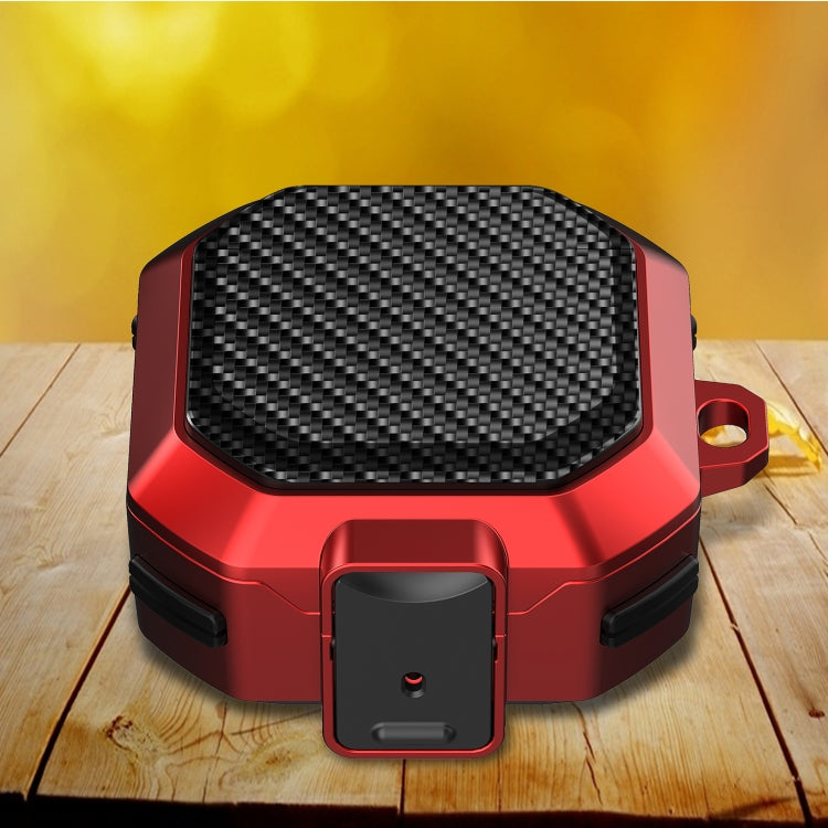 For Samsung Galaxy Buds Live/Buds Pro/Buds 2/2 Pro Anti-fall Earphones Case with Switch(Black Red 1) - Samsung Earphone Case by PMC TechLife | Online Shopping South Africa | PMC TechLife