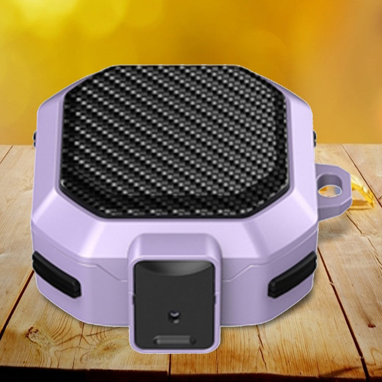 For Samsung Galaxy Buds Live/Buds Pro/Buds 2/2 Pro Anti-fall Earphones Case with Switch(Black Purple) - free shipping - PMC TechLife - Order now!