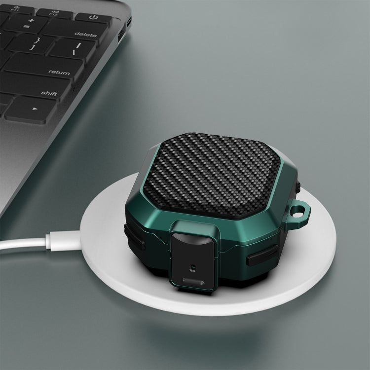 For Samsung Galaxy Buds Live/Buds Pro/Buds 2/2 Pro Anti-fall Earphones Case with Switch(Black Red 2) - Samsung Earphone Case by PMC TechLife | Online Shopping South Africa | PMC TechLife