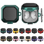 For Samsung Galaxy Buds Live/Buds Pro/Buds 2/2 Pro Anti-fall Earphones Case with Switch (Brown)