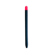 Contrasting Color Silicone Protective Case For Apple Pencil 2(Black)