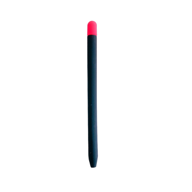 Contrasting Color Silicone Protective Case For Apple Pencil 2(Black)