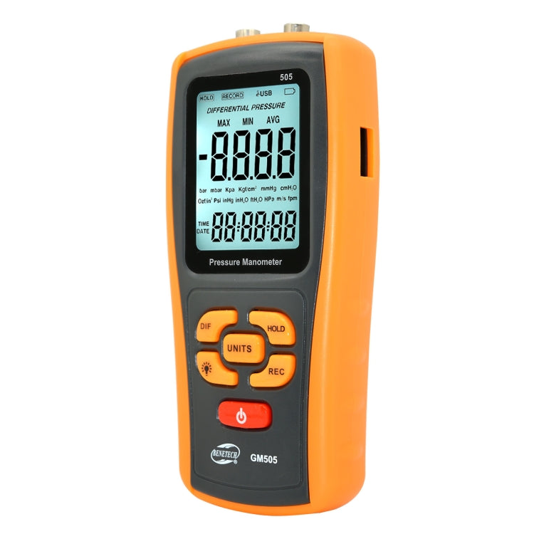 BENETECH GM505 Portable Pressure Gauge, Battery Not Included - free shipping - PMC TechLife - Order now!