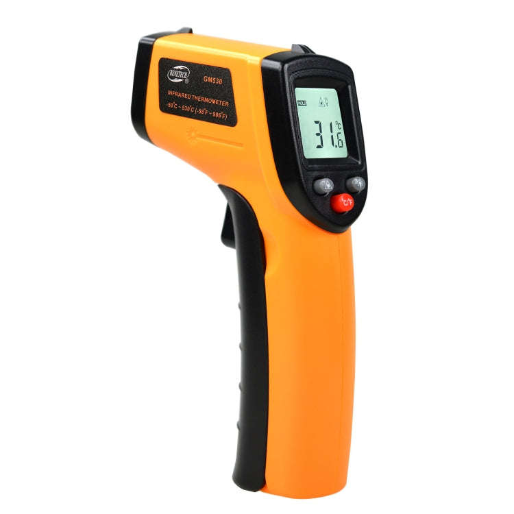 BENETECH GM530 Handheld Infrared Thermometer, Battery Not Included - Thermostat & Thermometer by BENETECH | Online Shopping South Africa | PMC TechLife | Buy Now Pay Later Mobicred