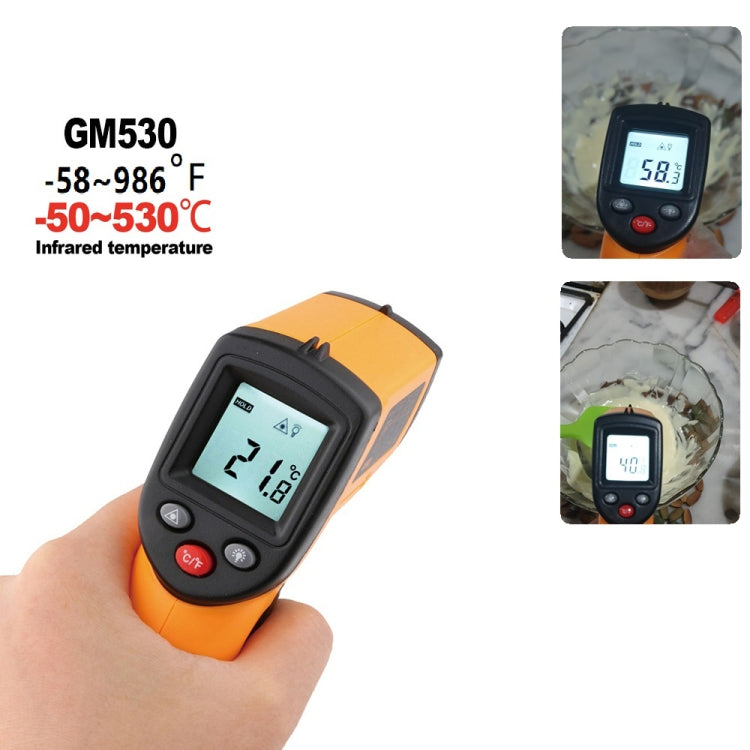 BENETECH GM530 Handheld Infrared Thermometer, Battery Not Included - Thermostat & Thermometer by BENETECH | Online Shopping South Africa | PMC TechLife | Buy Now Pay Later Mobicred