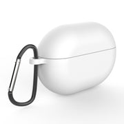 Earphone Silicone Protective Case for Huawei FreeBuds Pro, Type:with Buckle(White)