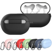 Earphone Silicone Protective Case for Huawei FreeBuds Pro, Type:with Buckle(Midnight Blue)