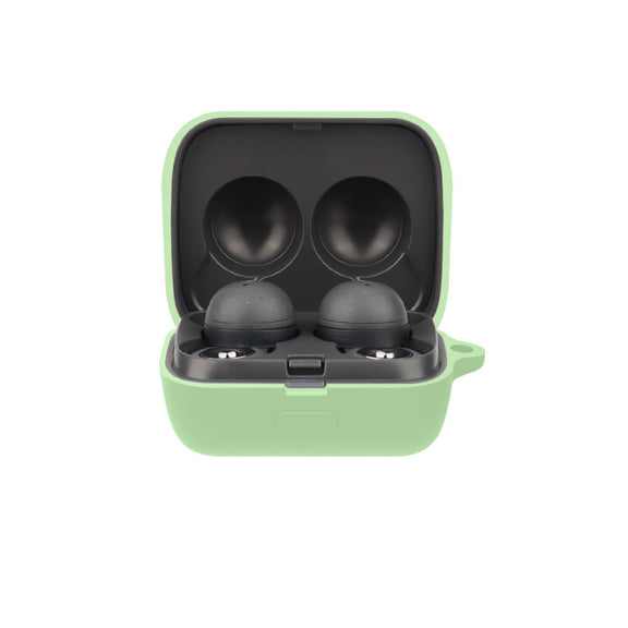 Bluetooth Earphone Silicone Protective Case For Sony LinkBuds WF-L900-2(Matcha Green)