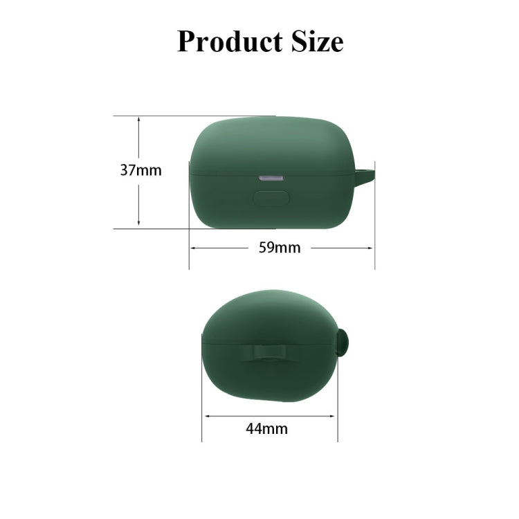 Bluetooth Earphone Silicone Protective Case For Sony LinkBuds WF-L900-2(Dark Green) - Sony Earphone Case by PMC TechLife | Online Shopping South Africa | PMC TechLife