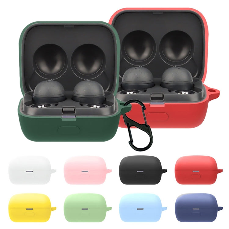 Bluetooth Earphone Silicone Protective Case For Sony LinkBuds WF-L900-2(Sky Blue)