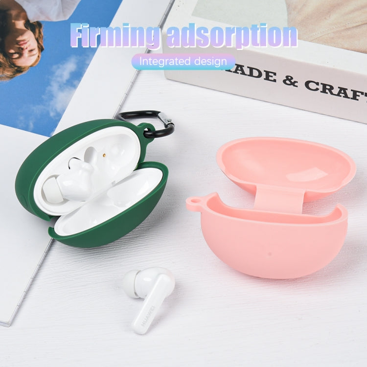 Earphone Liquid Silicone Protective Case For Huawei FreeBuds 5i(Red)