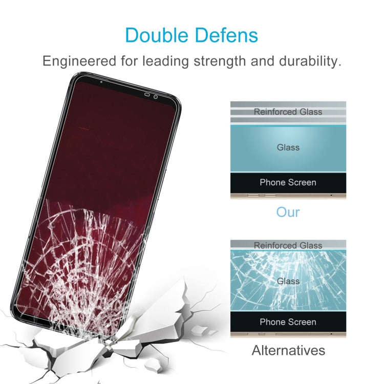 10 PCS 0.26mm 9H 2.5D Tempered Glass Film For Asus ROG Phone 6 / 6 Pro