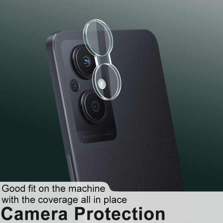 For OPPO Reno8 Lite 5G imak Integrated Rear Camera Lens Tempered Glass Film
