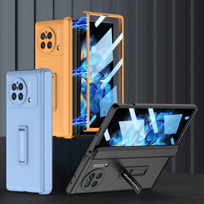 For vivo X Fold GKK Magnetic Hinge Flip Phone Case with Holder(Black) - free shipping - PMC Jewellery - Order now!