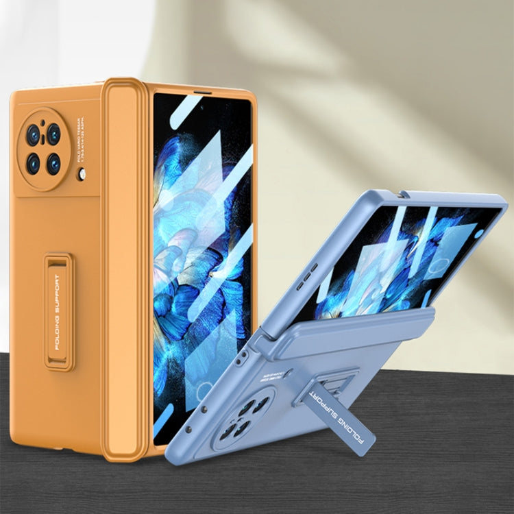 For vivo X Fold GKK Magnetic Hinge Flip Phone Case with Holder(Black) - free shipping - PMC Jewellery - Order now!