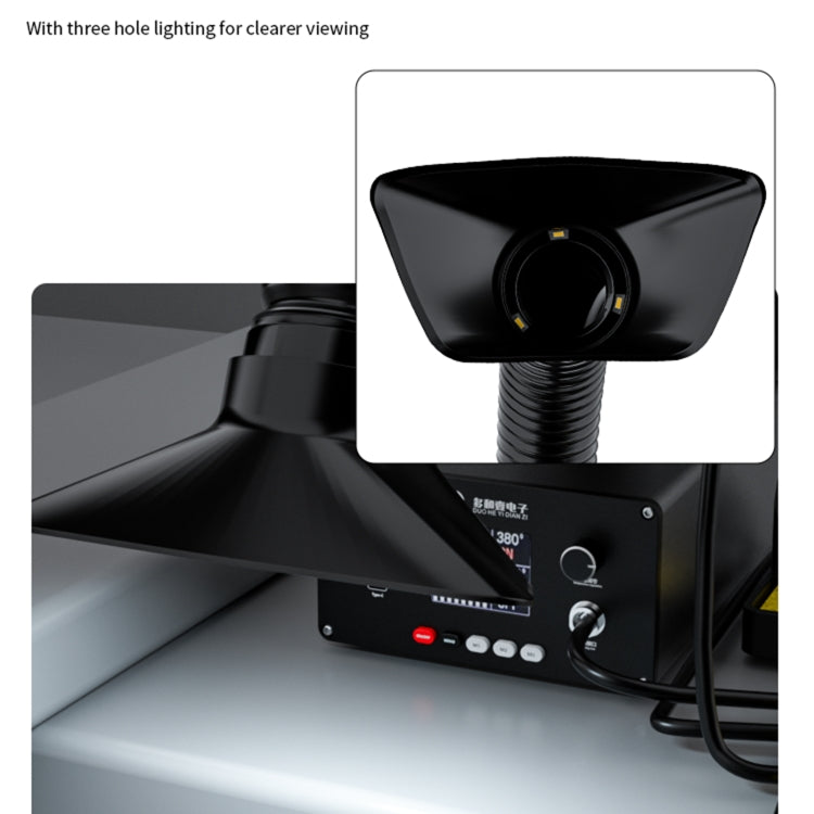 TBK D-201 2 in 1 Intelligent Constant Temperature Soldering Iron With Solder Smoking Absorber Tool, EU Plug - free shipping - PMC TechLife - Order now!