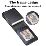 For Samsung Galaxy Z Flip4 5G Vertical Flip Card Slot Leather Phone Case(Black)