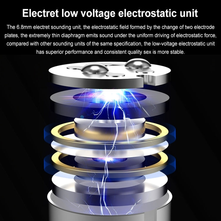 KZ-ZEX PRO 1.2m Electrostatic Coil Iron Hybrid In-Ear Headphones, Style:With Microphone(Pearl Chrome) - free shipping - PMC TechLife - Order now!