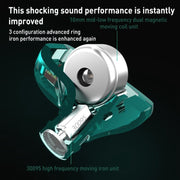 KZ-ZST X 1.25m Ring Iron Hybrid Driver In-Ear Noise Cancelling Earphone, Style:With Microphone(Colorful)