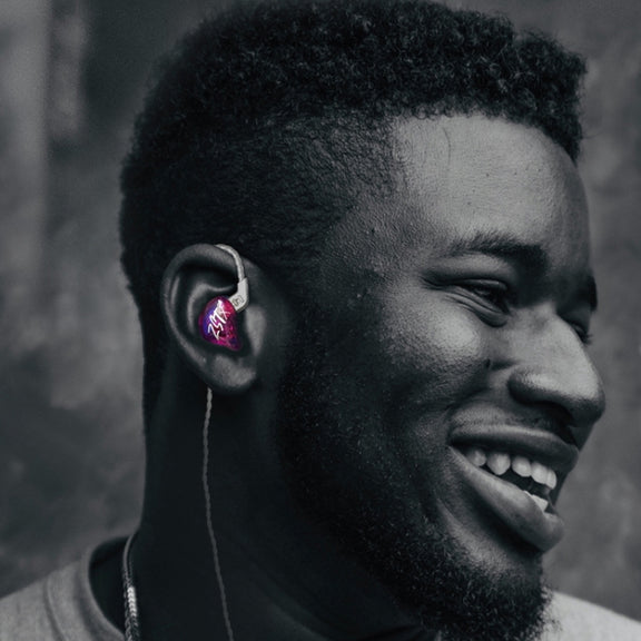 KZ-ZST X 1.25m Ring Iron Hybrid Driver In-Ear Noise Cancelling Earphone, Style:With Microphone(Colorful)