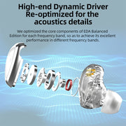 KZ-EDA Balanced Dual Magnetic Dynamic In-Ear Earphone,Length: 1.2m(With Microphone)