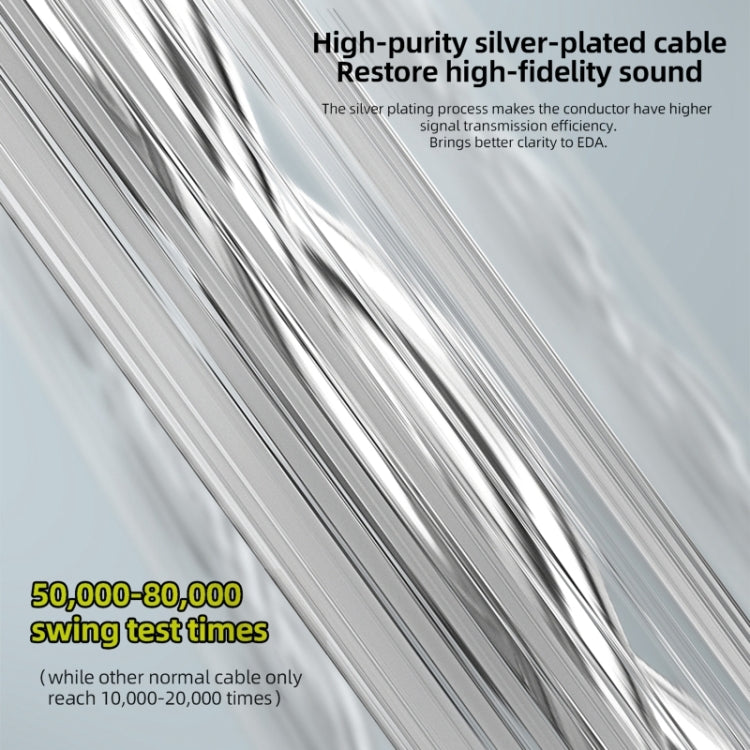 KZ-EDA Balanced Dual Magnetic Dynamic In-Ear Earphone,Length: 1.2m(Without Microphone) - In Ear Wired Earphone by KZ | Online Shopping South Africa | PMC TechLife | Buy Now Pay Later Mobicred