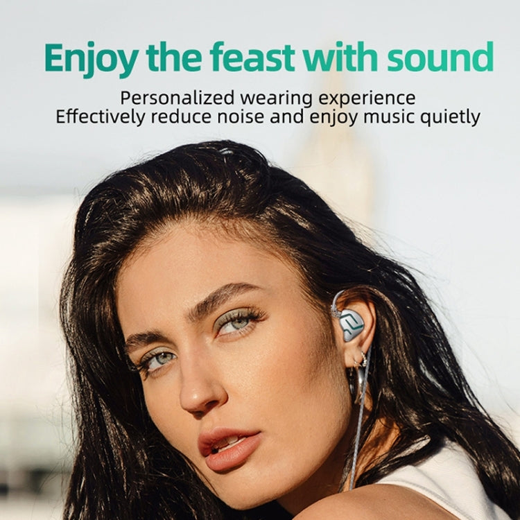 KZ-ZES Electrostatic Dynamic Hybrid HIFI In-Ear Headphones,Length: 1.2m(With Microphone) - free shipping - PMC TechLife - Order now!