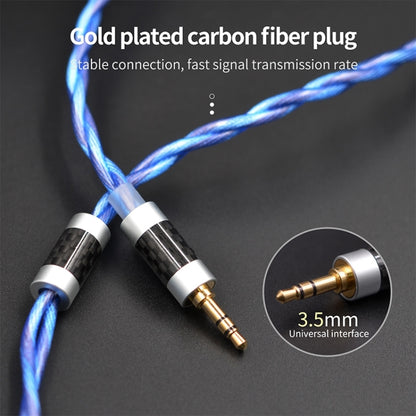 KZ 90-10 2Pin Interface 498 Core DIY Headphone Upgrade Cable,Length: 1.2m(Blue) - free shipping - PMC Jewellery - Order now!