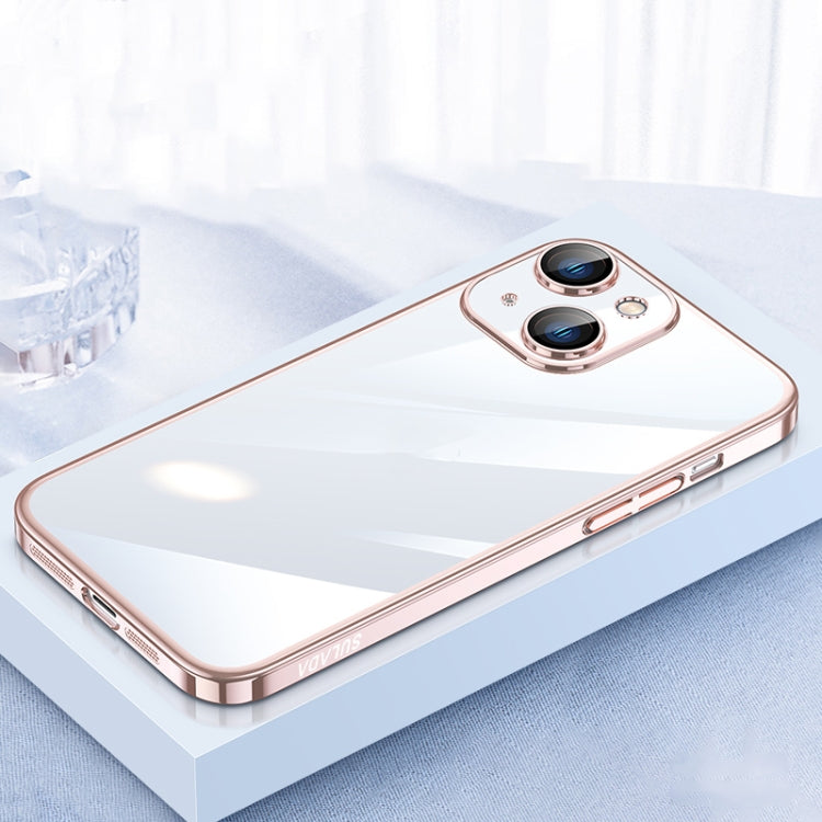 For iPhone 13 SULADA JINGJIA Series Lens Protector PC Phone Case(Pink) - iPhone 13 Cases by SULADA | Online Shopping South Africa | PMC TechLife | Buy Now Pay Later Mobicred