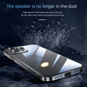 For iPhone 13 Pro Max SULADA JINGJIA Series Lens Protector PC Phone Case (Silver)