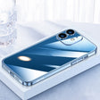 For iPhone 12 SULADA JINGJIA Series Lens Protector PC Phone Case(Blue) - iPhone 12 / 12 Pro Cases by SULADA | Online Shopping South Africa | PMC TechLife