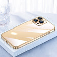 For iPhone 12 Pro Max SULADA JINGJIA Series Lens Protector PC Phone Case(Gold) - iPhone 12 Pro Max Cases by SULADA | Online Shopping South Africa | PMC TechLife | Buy Now Pay Later Mobicred