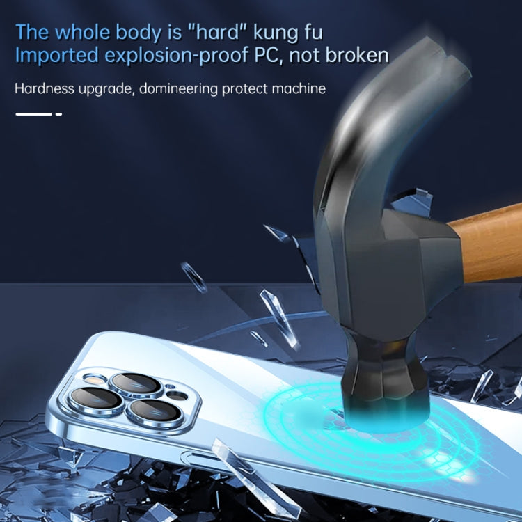 For iPhone 12 Pro Max SULADA JINGJIA Series Lens Protector PC Phone Case(Blue) - free shipping - PMC TechLife - Order now!