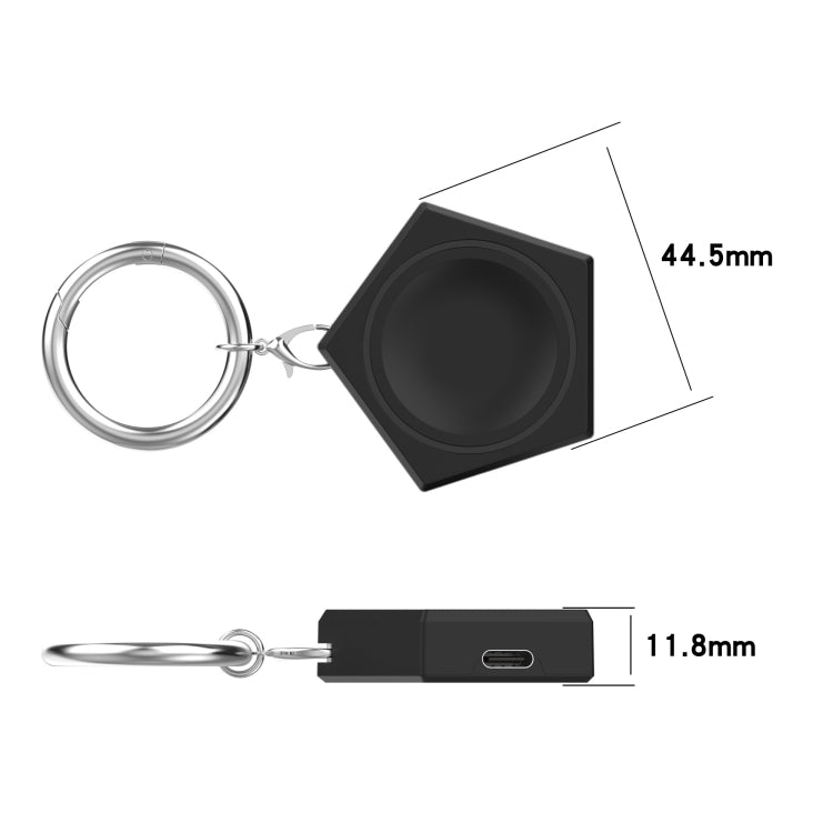 For Samsung Galaxy Watch5 / 5 Pro / 4 / 3 / Active 2 /  Active Portable Universal Smart Watch Charger(Black) - Charger by PMC Jewellery | Online Shopping South Africa | PMC Jewellery | Buy Now Pay Later Mobicred