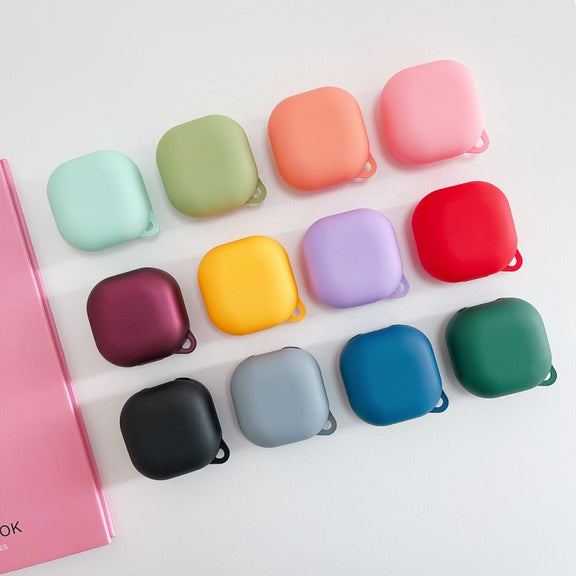 For Samsung Galaxy Buds Live Earphone PC Solid Color Frosted Protective Case(Dark Green)