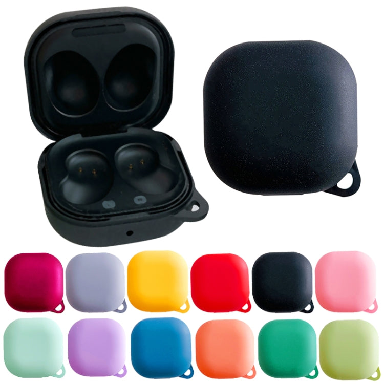 For Samsung Galaxy Buds Live Earphone PC Solid Color Frosted Protective Case(Black)