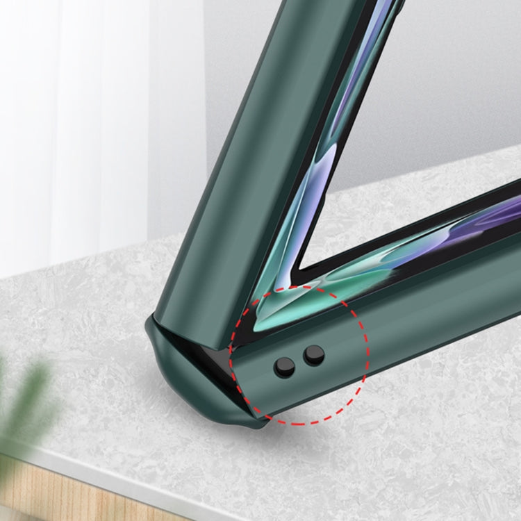 For Samsung Galaxy Z Flip4 GKK Magnetic Fold All-inclusive Protective Phone Case(Matcha Green)